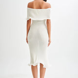 Melania | Knit Midi Dress