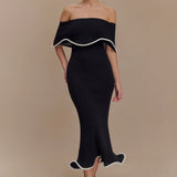 Melania | Knit Midi Dress