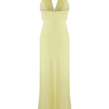 Sandra | Ruffled Maxi Dress