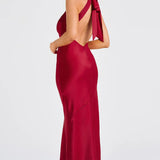 Vanessa | Satin Maxi Dress