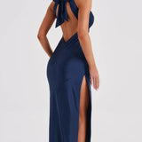 Vanessa | Satin Maxi Dress