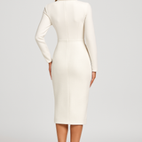 Camélia | Elegant Tweed Midi Dress