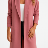Romina | Wool-Blend Drape Coat
