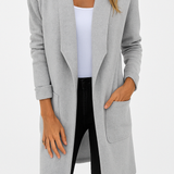 Romina | Wool-Blend Drape Coat