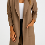 Romina | Wool-Blend Drape Coat