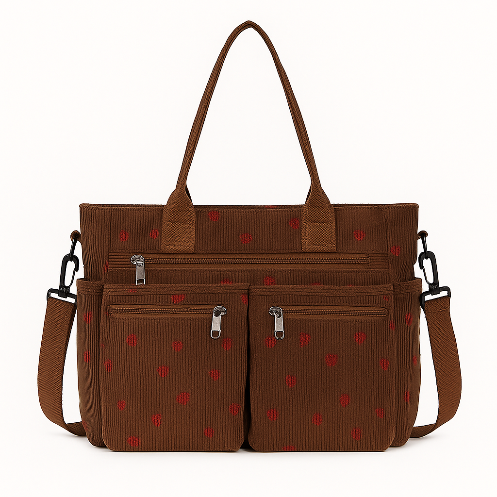 Strawbé | Multi-Pocket Tote Bag