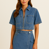 Mona | Denim Set