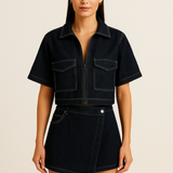 Mona | Denim Set