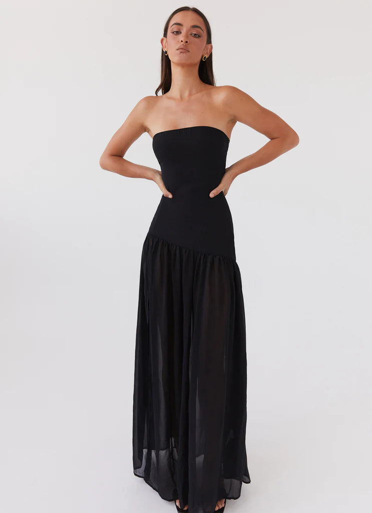 Edina | Strapless Maxi Dress