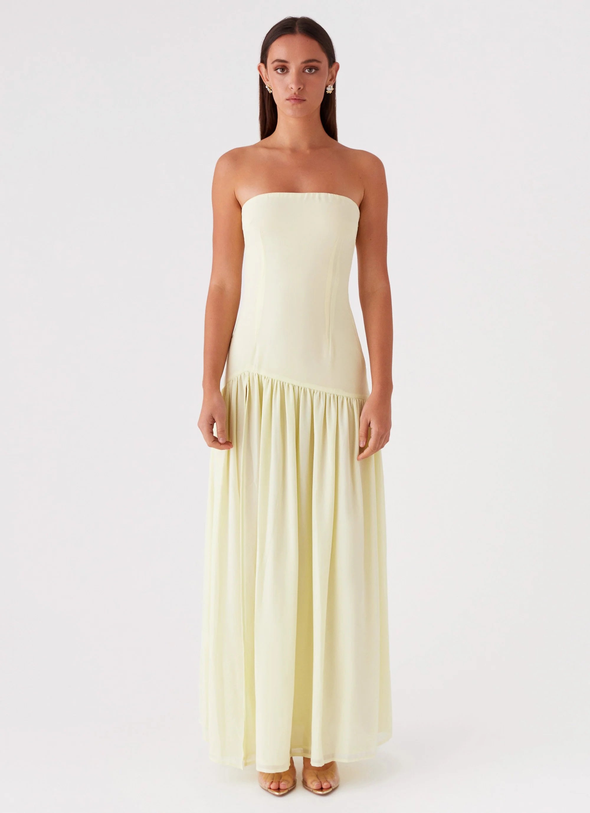 Edina | Strapless Maxi Dress
