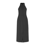 Delinda | Collar Maxi Dress
