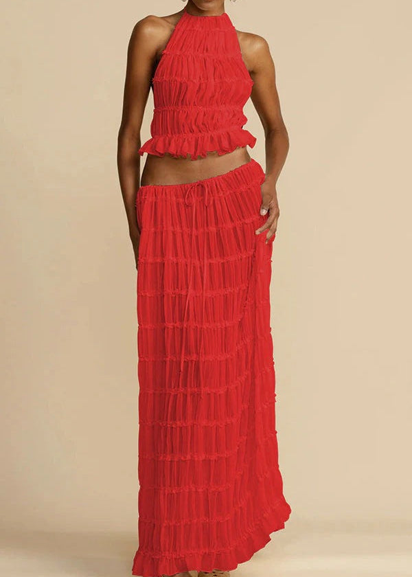 Ada | Top & Skirt Set